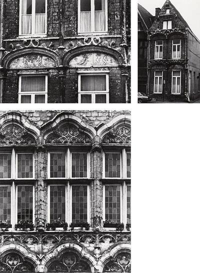 Haverwerf, Mechelen, Huis 'Het Paradijs'. Grote Markt nr 26, Mechelen. Gotisch bouwen in Brabant.