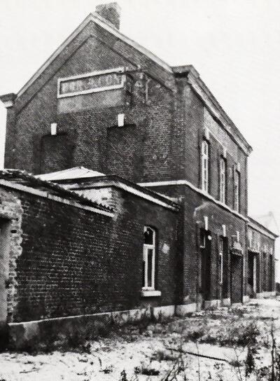 Station van Borgloon. De wereld van trein en station.