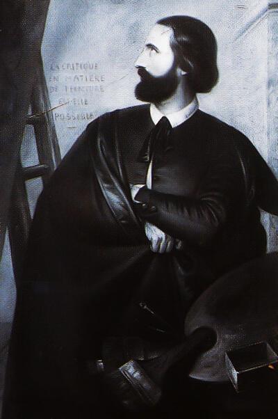 Antoine Wiertz. Zelfportret. 1860. Wiertzmuseum, Brussel