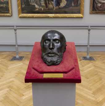 Antoine Wiertz (1806-1865).  Dodenmasker. 