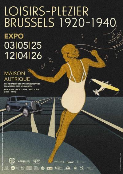 Affiche Loisirs-Plezier Brussels 1920-1940