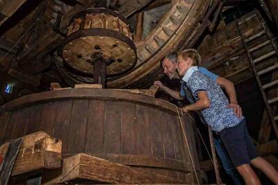 Binnenkant Molen van 't Veld