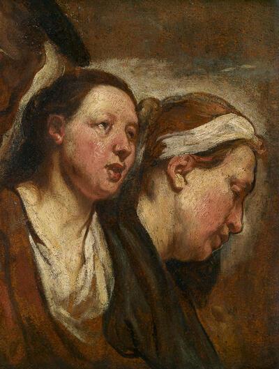Jacob Jordaens. Studiekoppen.