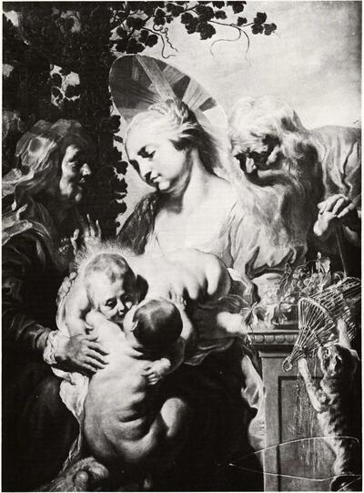 Jacob Jordaens. De Heilige Familie.