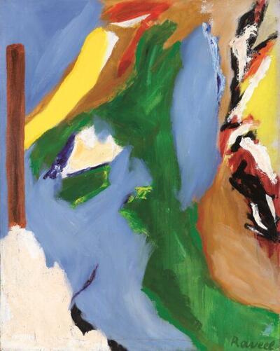Roger Raveel, Waterkant, 1960
