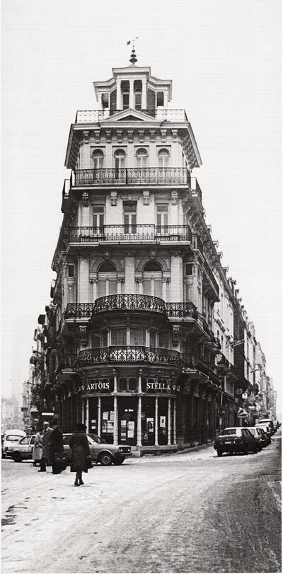 A. Mennessier (1838-1890). IJzerenkruisstraat te Brussel. Na 1874. Eclecticisme
