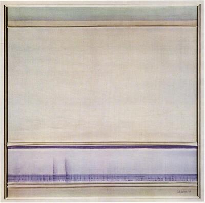 Lut Lenolr (1946-2022). Thalassa 3. 1977. Textielkunst