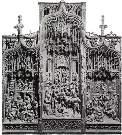 Passier Borreman, Retabel van Sint-Crispien en Sint-Crispiniaan