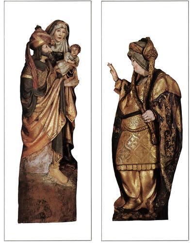  Retabel met de Maagschap van Sint-Anna, Passieretabel van Oplinter