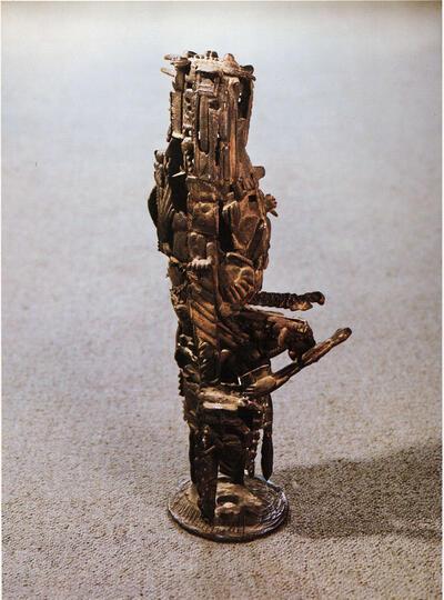 Roel D'Haese (1921-1996). Bronzen toren. 1955. Taptoe
