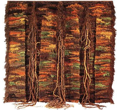 Veerle Dupont (1942-). Alruin. 1976.  Textielkunst