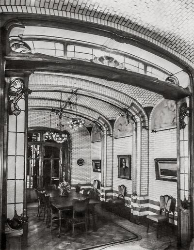 Victor Horta. Eetkamer. 1900. Art Nouveau