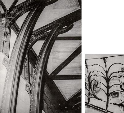Victor Horta. Volkshuis, Em. Vanderveldeplein, Brussel (gesloopt). 1895-1899. Art Nouveau