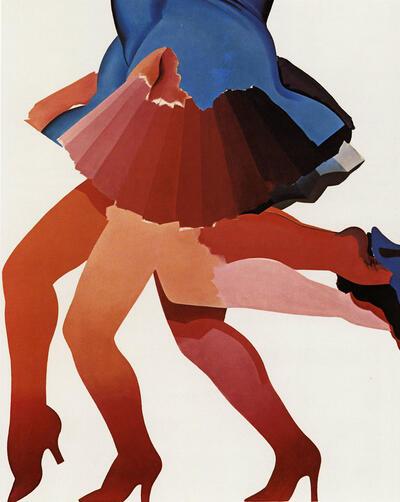Allen Jones, Neither forget your legs (Vergeet evenmin je benen), 1965, Etienne Elias