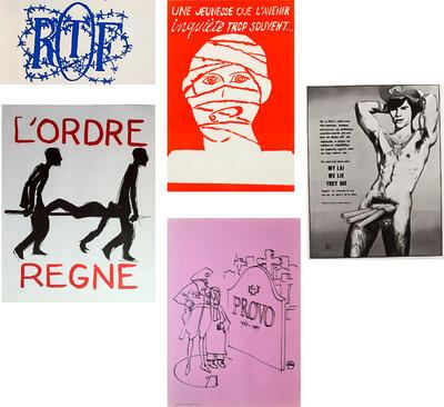 Atelier Populaire, Anoniem, Universiteit van Berkeley, Willem, Affiches