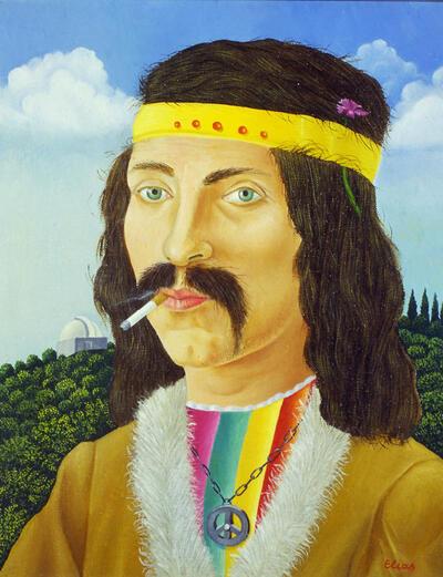 Etienne Elias, Hippie-portret, 1970