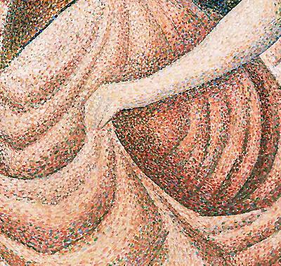 Georges Seurat, La Chahut (detail)