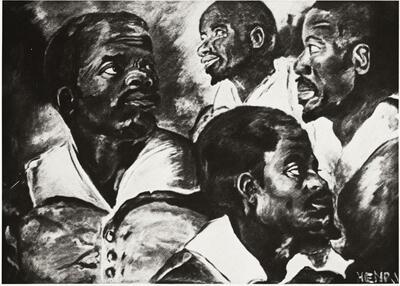Har Sanders, Negerkoppen, 1945