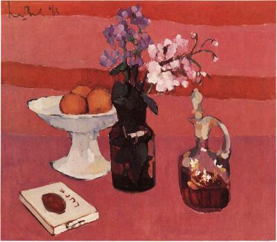 Kees Bol, Stilleven in roze, 1965, Har Sanders