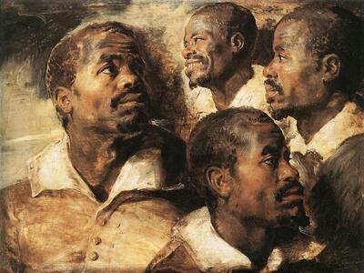 Peter Paul Rubens, Negerkoppen, Har Sanders