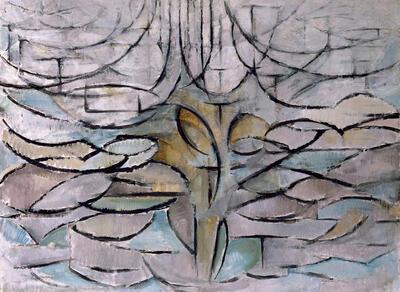 Piet Mondriaan, Bloeiende appelboom, 1912. Struycken