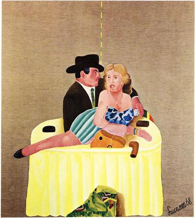 Reinier Lucassen, Portret van Mike Hammer.  1968. Etienne Elias