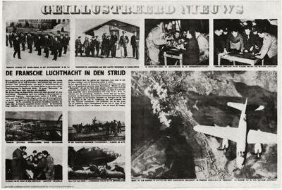 Anoniem, Wandkrant (vergroting van  'Geïllustreerd Nieuws'), Affiche