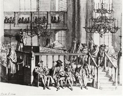 Bernard Picart (1663-1733), Nieuwjaar 1724, Joods Museum