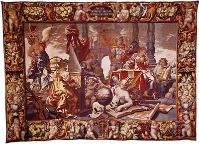De zeven Vrije Kunsten verenigd, Brugs atelier, circa 1675,