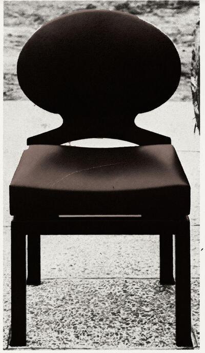Emiel Veranneman, Stoel in eikenhout en donkerbruin leder, 1964, 