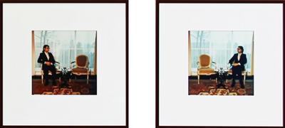 Ger van Elk, The symmetry of diplomacy I, 1971,