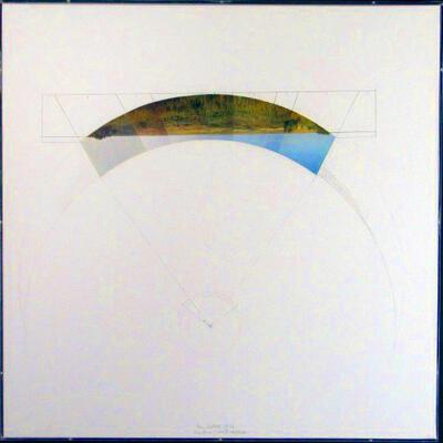 Jan Dibbets, Universe/World's platform, 1972