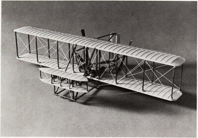 Model van de Wright-Flyer I van Orville en Wilbur Wright, 1903