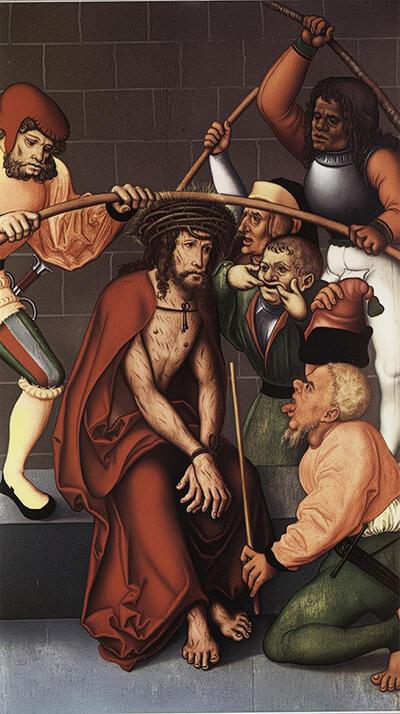 School Lucas Cranach, De doornenkroning, eerste helft 16e eeuw, Roger Raveel