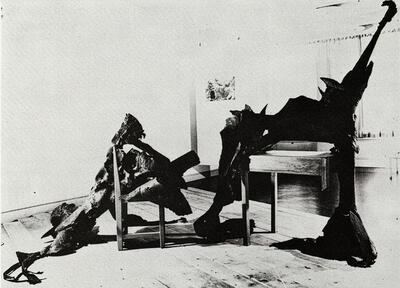 Wessel Couzijns, Rendez-vous van tafel en stoel, 1964,