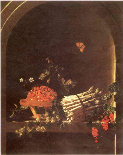 Adriaen S. Coorte (werkzaam 1683-1707), Stilleven.