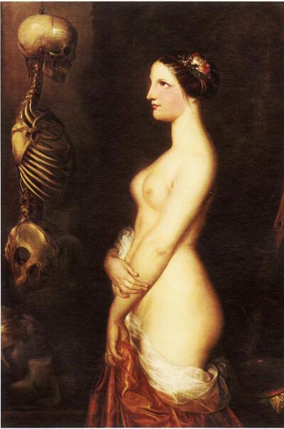 Antoine Wiertz (1806-1865), 'Twee meisjes' of 'De mooie Rosine', 1847