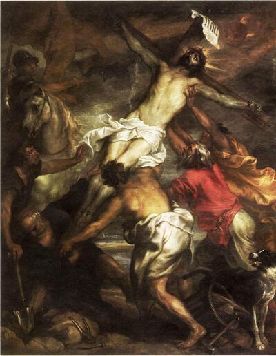 Antoon van Dyck, De kruisoprichting