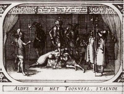 Cl. J. Visscher, Vertooningen ter viering van het bestand, 1608. 