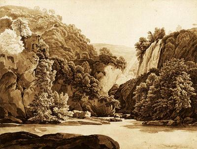 Hendrik Voogd, De watervallen van Tivoli