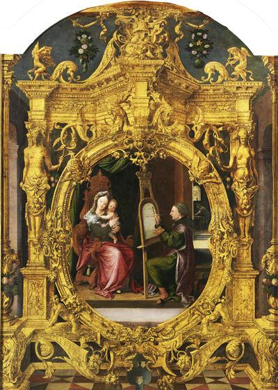 Lanceloot Blondeel, Sint-Lucas die Madonna schildert, 1545 