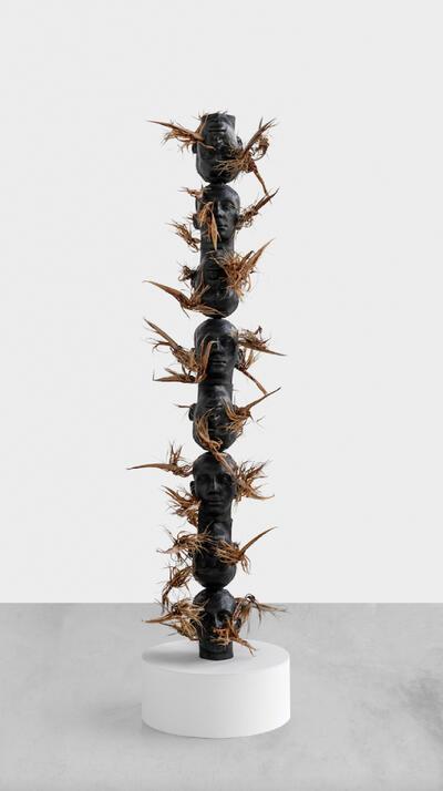 Mehdi-Georges Lahlou, Birds of Paradis, Totem Pole, 2022