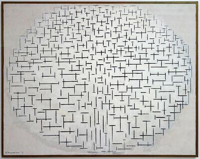 P. Mondriaan, Pier en Oceaan