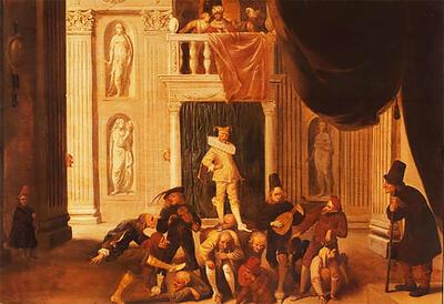 P. Quast, Triomf der zotheid, 1643.