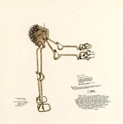 Panamarenko (1940-2019), Automaat «Alluminaut», 1970