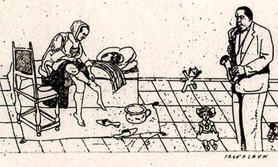 Sipke Huismans, Een grote dorst III, detail