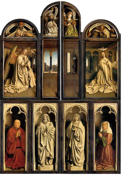 Hubrecht en Jan van Eyck, Het Lam-Godsretabel 