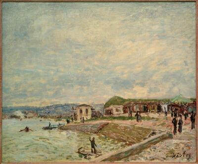 A. Sisley, Seine bij Le Point-du-Jour, 1878