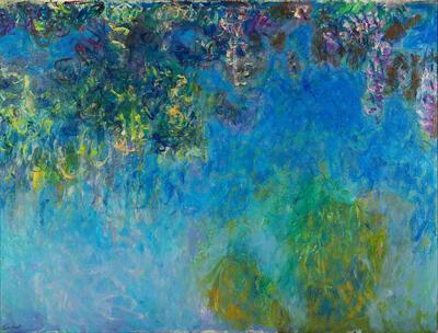 Claude Monet, Blauwe regen, 1920