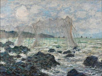 Claude Monet, Netten bij Pourville, 1882
